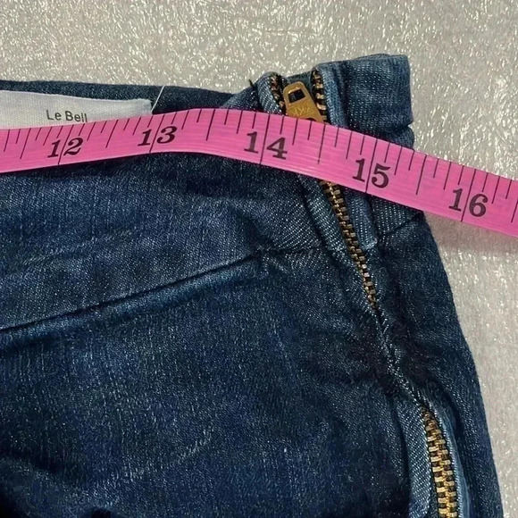 [W30Inseam26] Frame Le Bell Dark Washed High Rise Cropped  Jeans - Picture 9 of 14